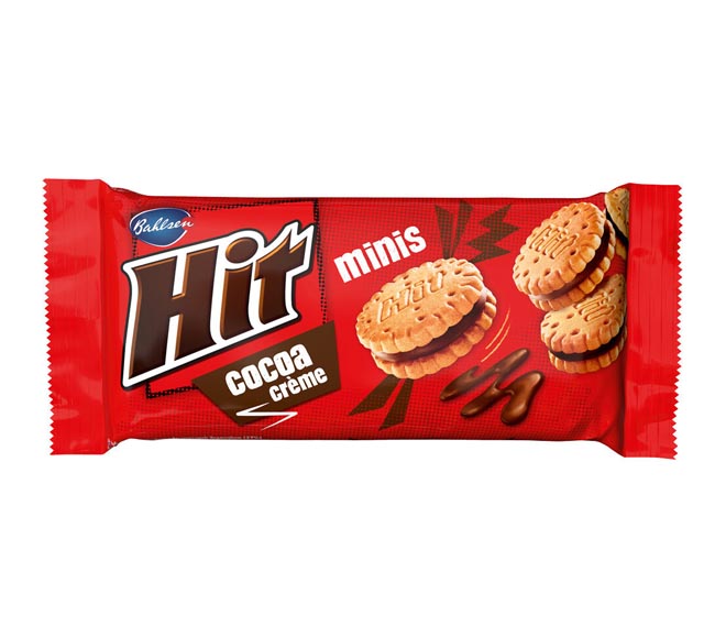 BAHLSEN Hit sandwich mini biscuits 130g – Cocoa Creame