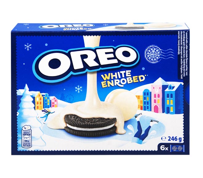 OREO Enrobed White 6×2 biscuits 246g