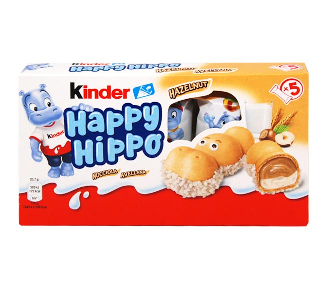 KINDER Happy Hippo 5pcs 103.5g – hazelnut