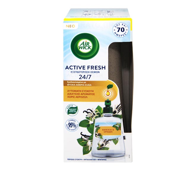 AIR WICK Active Fresh 24/7 without aerosol – Vanilla & Orchid (Auto Spray)