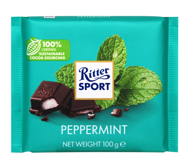 RITTER SPORT chocolate 100g – Pepermint