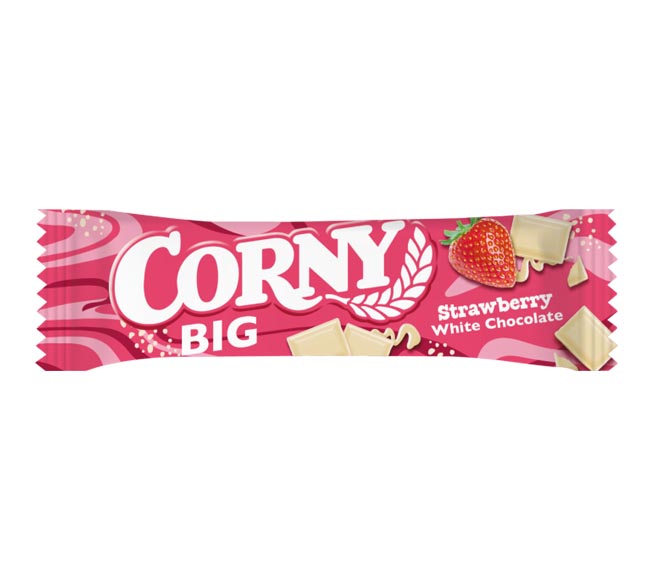 CORNY bars 40g – Strawberry White Chocolate