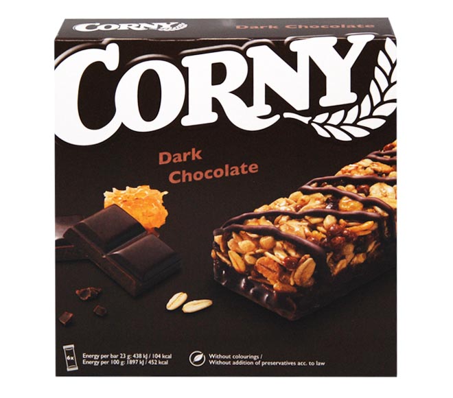 CORNY bars 6X23g – Dark Chocolate