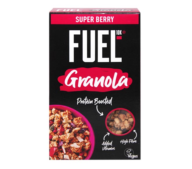 FUEL 10K granola protein boosted 400g – Super Berry