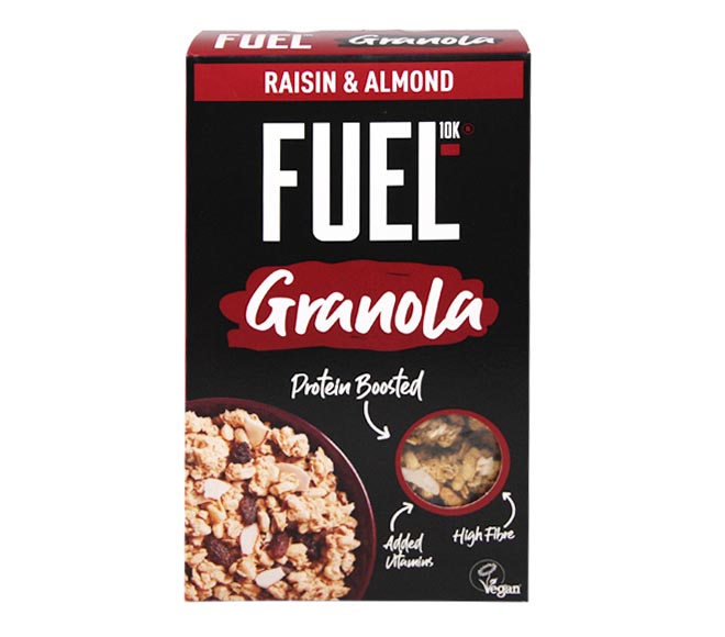 FUEL 10K granola protein boosted 400g – Raisin & Almond