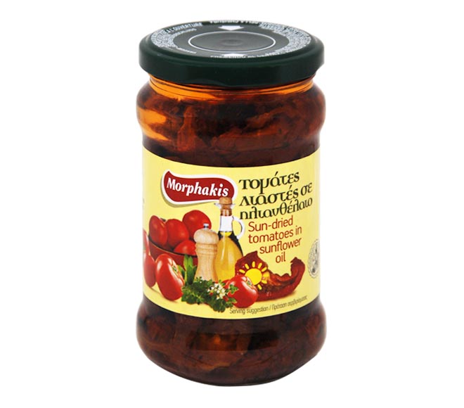 MORPHAKIS sun dried tomatoes in sunflower oil 280g