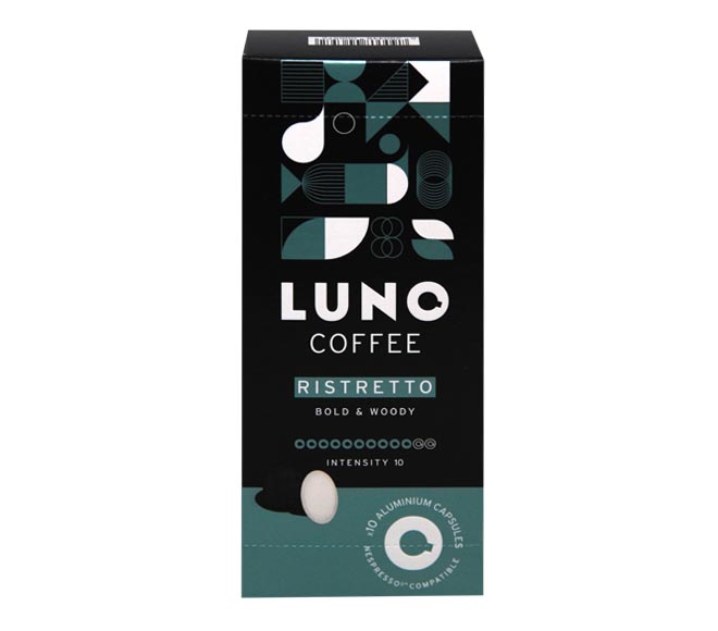 LUNO COFFEE Ristretto 55g – (10 caps – intensity 10)