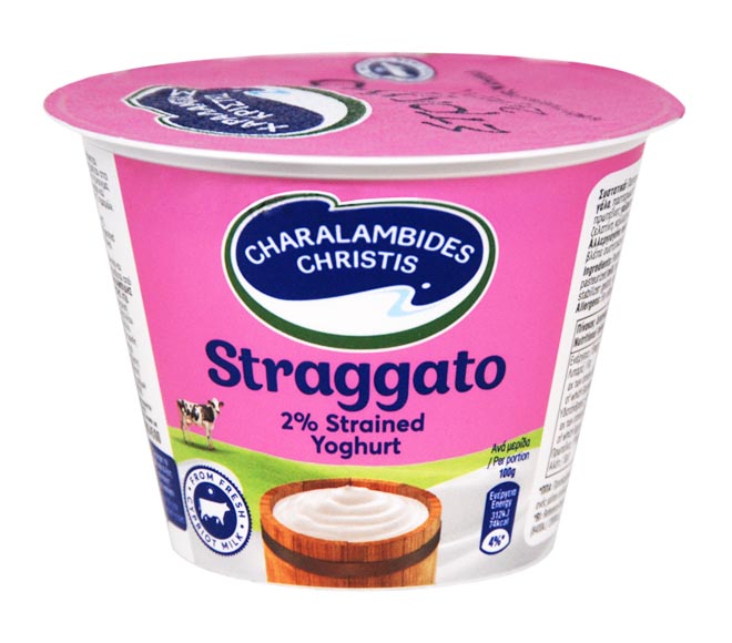 yogurt CHAR. CHRISTIS Straggato 2% 200g