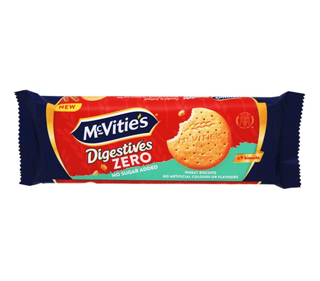 MC VITIES digestives Zero no sugar added 9×14.7g (133g) – Wheat Biscuits