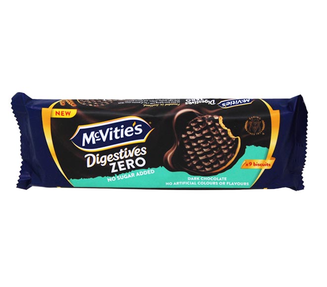 MC VITIES digestives Zero no sugar added 9×16.7g (150g) – Dark Chocolate