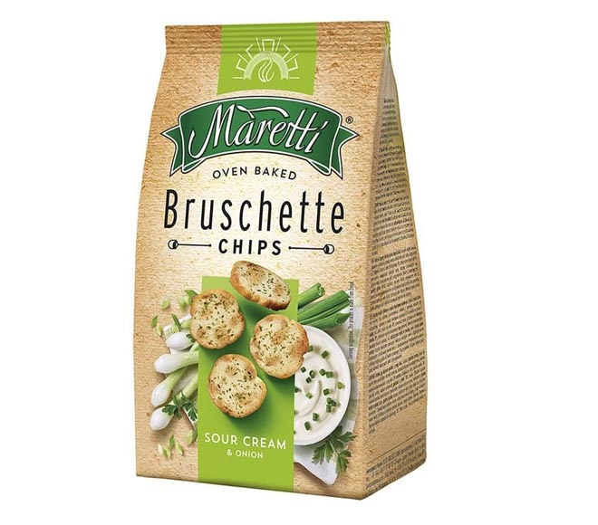 MARETTI Bruschette chips oven baked 70g – Sour Cream