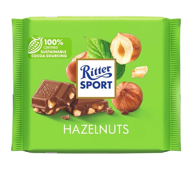 RITTER SPORT chocolate 100g – Hazelnuts