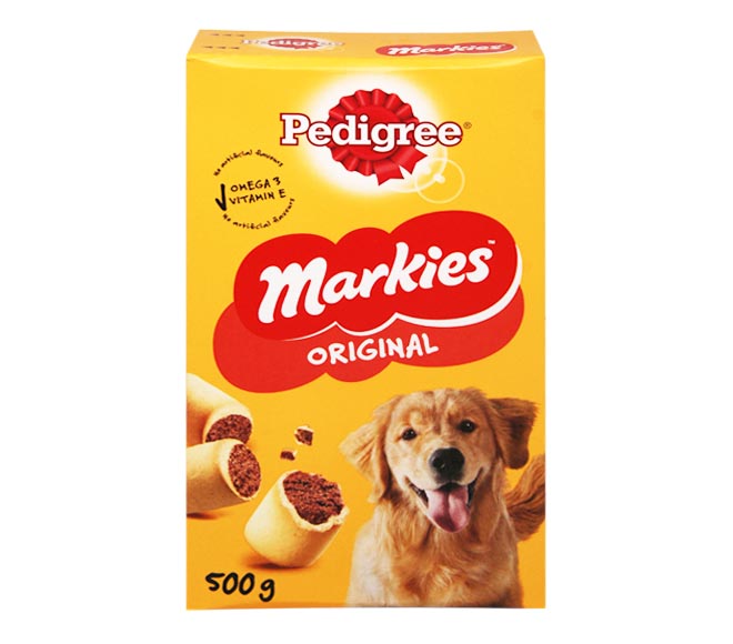 dog PEDIGREE Markies original crunchy biscuits 500g