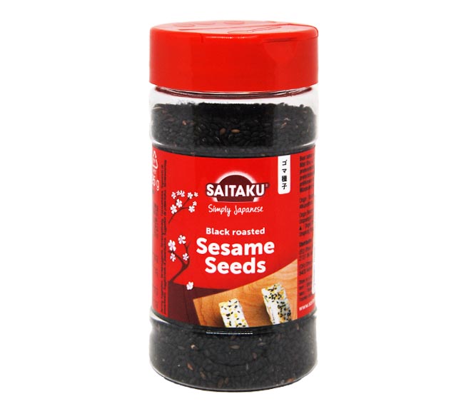 SAITAKU Black Roasted Sesame Seeds 95g