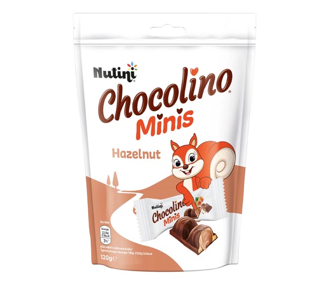 NUTINI Chocolino Minis hazelnut 120g (12x10g)