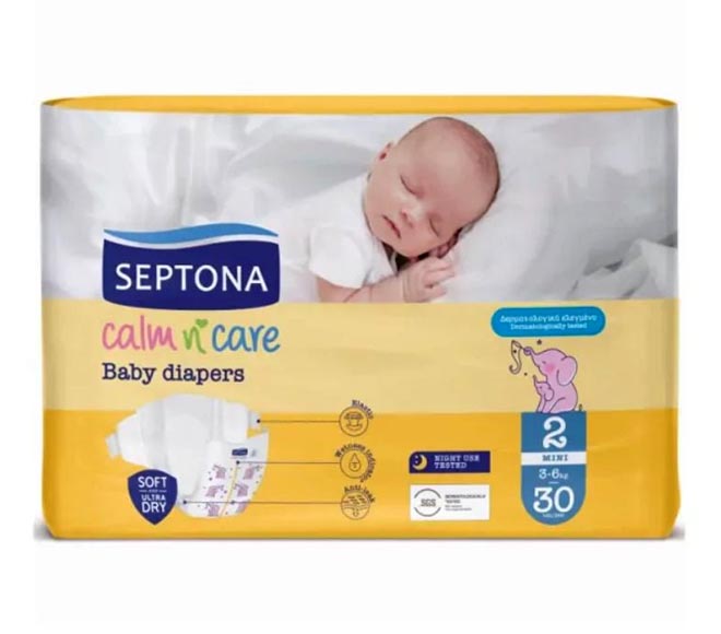 SEPTONA Calm & Care baby diapers No2 3-6kg 30pcs