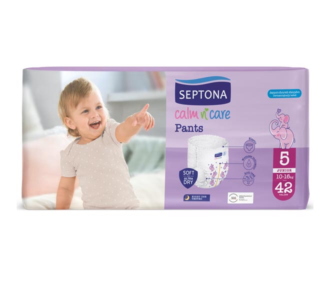 SEPTONA Calm & Care pants No5 10-16kg 42pcs