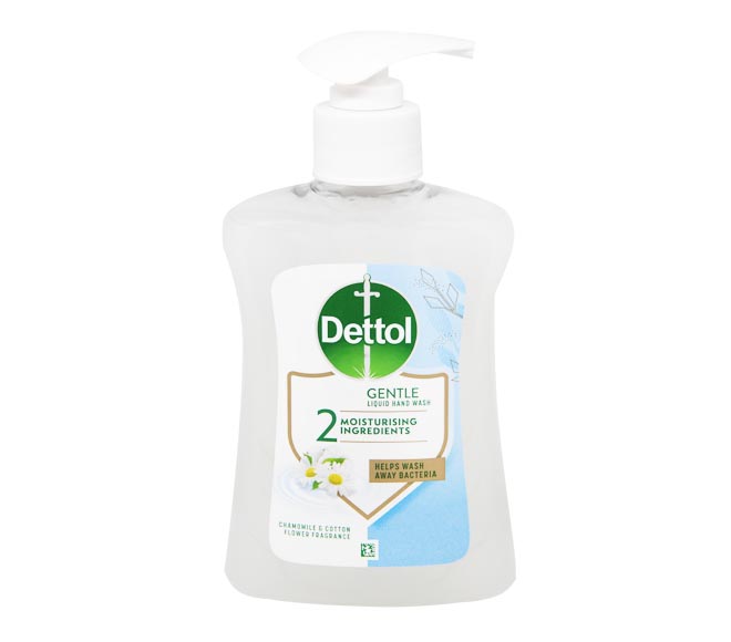 DETTOL Liquid handsoap antibacterial pump 250ml – Chamomile & Cotton