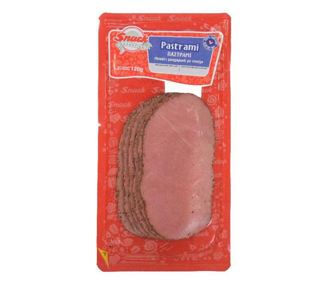 SNACK Pastrami in slices 120g