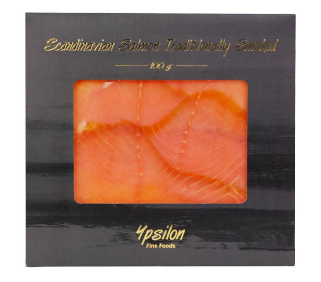 YPSILON Scandinavian Traditionaly Smoked Salmon 100g