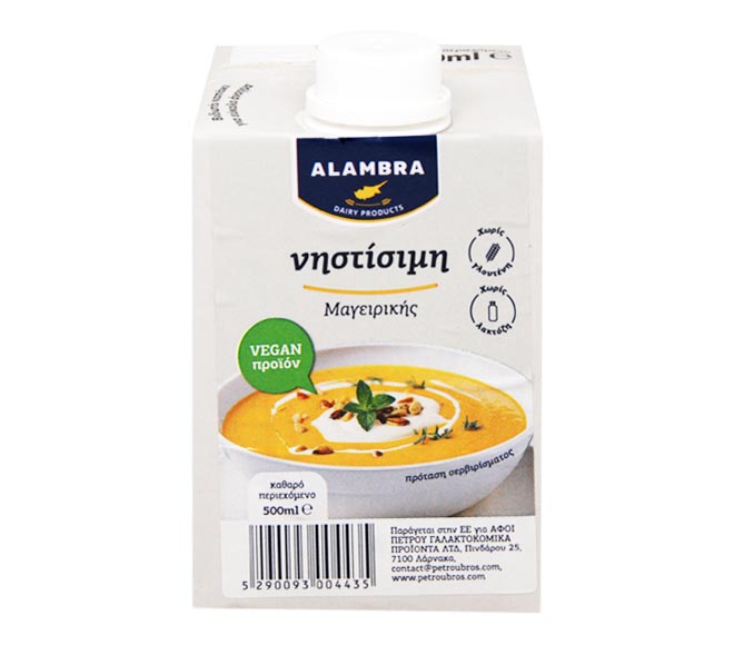 ALAMBRA vegetable-based cream 500ml – 20% fat