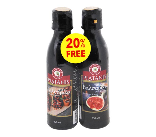 balsamic cream PLATANIS 2x250ml (20% FREE)