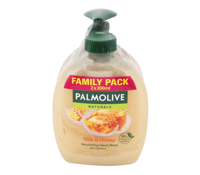 PALMOLIVE liquid handsoap pump 300ml + refill 300ml – Milk & Honey