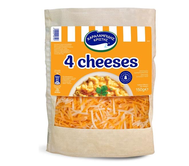 grated cheese CHAR. CHRISTIS 4 cheeses 150g