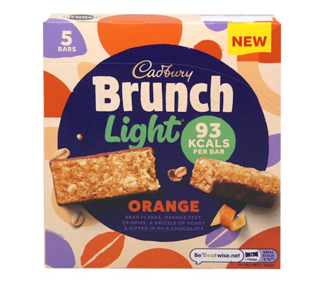 CADBURY brunch light bar orange 5x26g