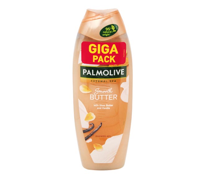 PALMOLIVE Naturals shower & bath cream 2x650ml – Shea Butter & Vanilla (GIGA PACK)