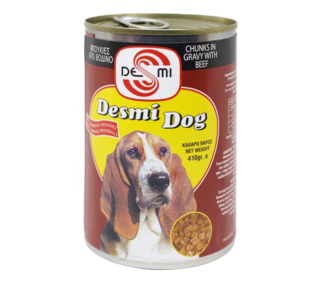 dog DESMI beef chunks in gravy 410g