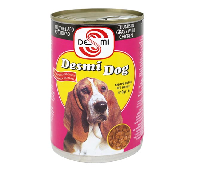 dog DESMI chicken chunks in gravy 410g