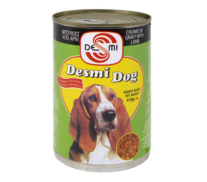 dog DESMI lamb chunks in gravy 410g