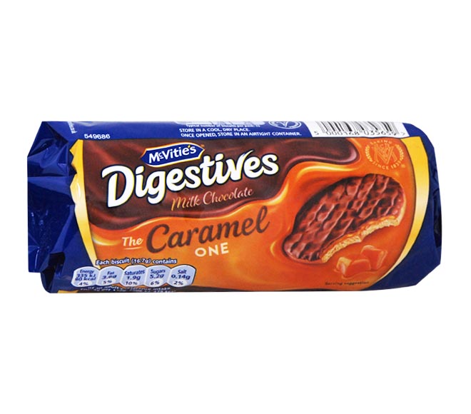 MC VITIES digestive milk chocolate 250g – Caramel