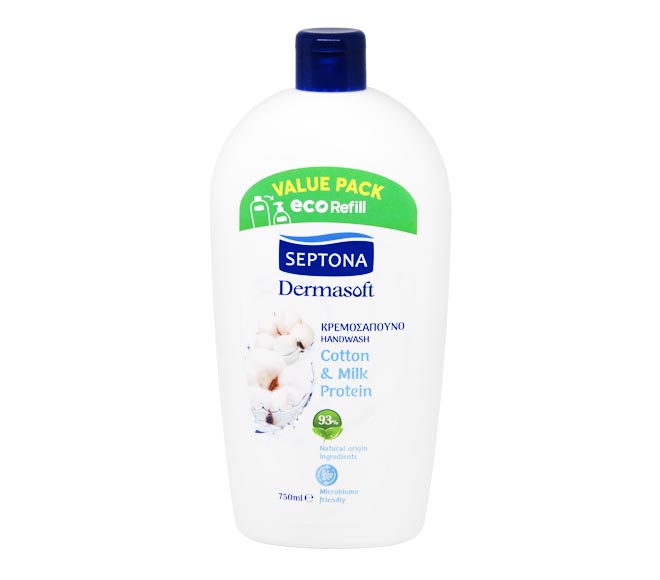 SEPTONA Liquid handsoap 750ml – Cotton & Milk Protein