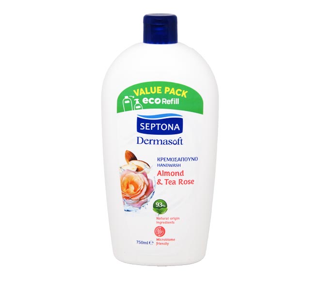 SEPTONA Liquid handsoap 750ml – Almond & Tea Rose