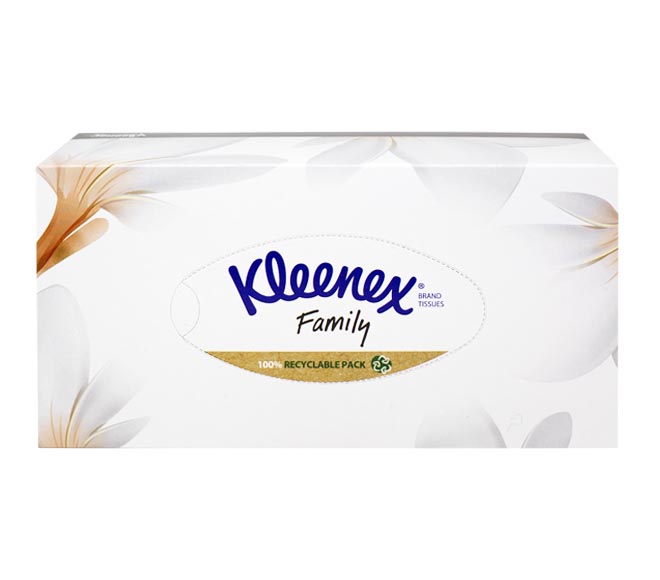 KLEENEX facial tissues FAMILY 150 sheets x 2ply