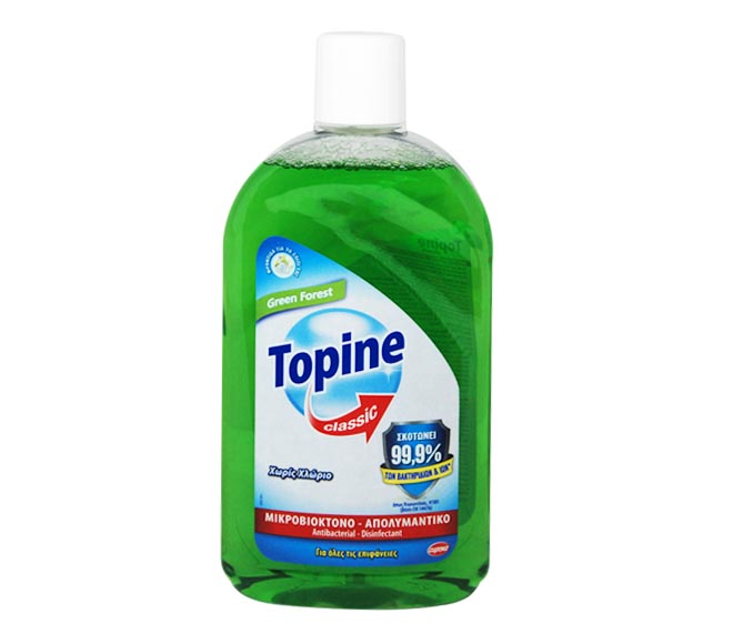 TOPINE Plus antibacterial – disinfectant 1L – Green Forest