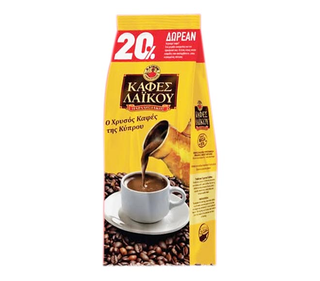 cyprus coffee – LAIKON gold 240g (20% FREE)