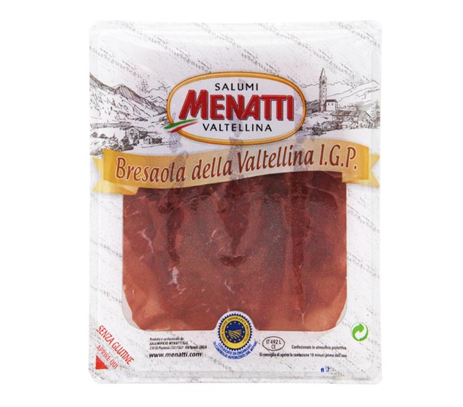 SALUMI MENATTI VALTELLINA Bresaola della Valtellina I.G.P. sliced 100g