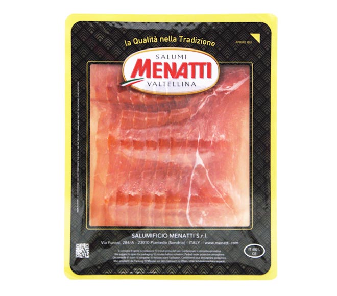 SALUMI MENATTI VALTELLINA Prosciuto Crudo sliced 100g