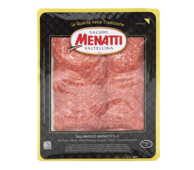 SALUMI MENATTI VALTELLINA Salami Milano sliced 120g