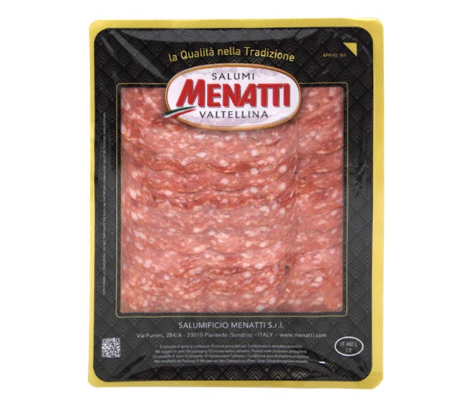 SALUMI MENATTI VALTELLINA Salami Napoli sliced 120g