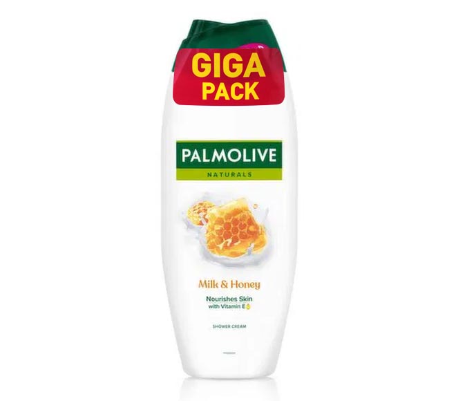 PALMOLIVE Naturals shower & bath cream 2x650ml – Milk & Honey (Giga Pack)