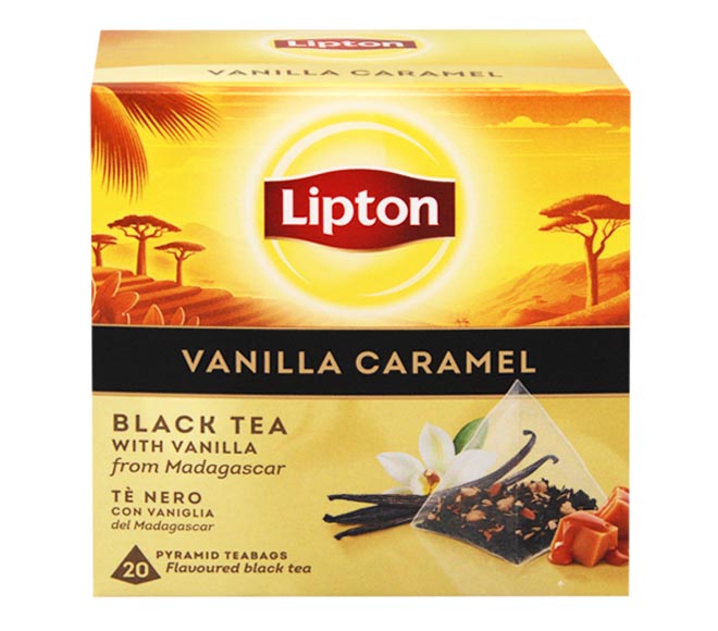 tea LIPTON (20pcs) 34g – Black tea Vanilla Caramel