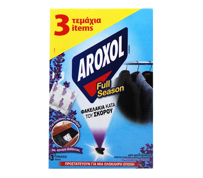 moth AROXOL Full Season Sachets 3pcs