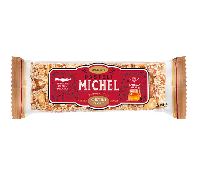 MICHEL Pasteli brittle with honey and peanut 65g