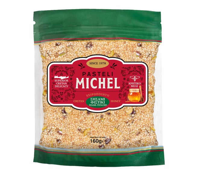 MICHEL Pasteli brittle with honey and sesami peanut 160g