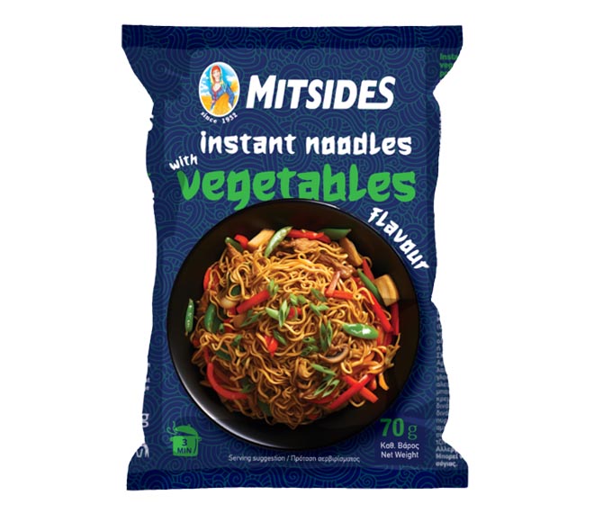 noodles MITSIDES instant vegetables flavour 70g