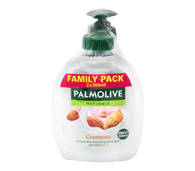 PALMOLIVE liquid handsoap pump 300ml + refill 300ml – Milk & Almond